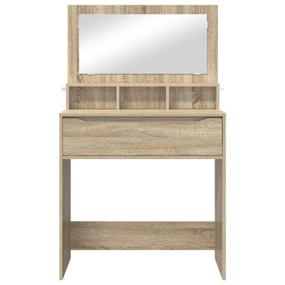 Sminkbord med låda Sonoma Ek 80 x 39,6 x 135 cm