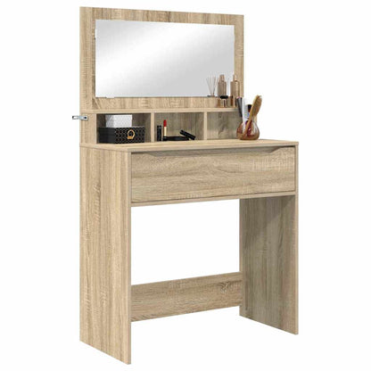 Sminkbord med låda Sonoma Ek 80 x 39,6 x 135 cm