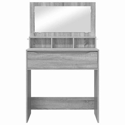 Sminkbord med låda Sonoma Grå 80 x 39,6 x 135 cm
