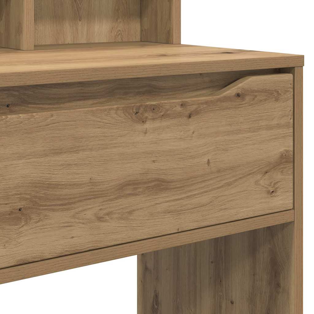 Sminkbord med låda Artisan Ek 80 x 39,6 x 135 cm