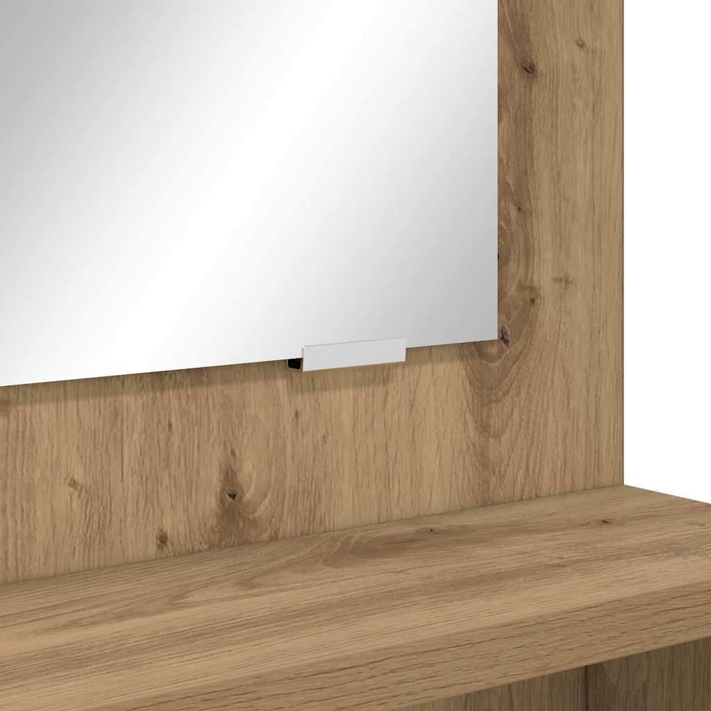 Sminkbord med låda Artisan Ek 80 x 39,6 x 135 cm