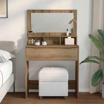 Sminkbord med låda Artisan Ek 80 x 39,6 x 135 cm