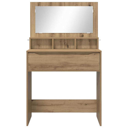 Sminkbord med låda Artisan Ek 80 x 39,6 x 135 cm
