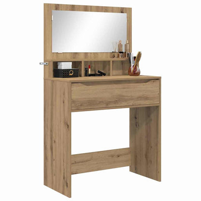 Sminkbord med låda Artisan Ek 80 x 39,6 x 135 cm