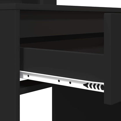 Sminkbord Svart 80 x 39,6 x 135 cm