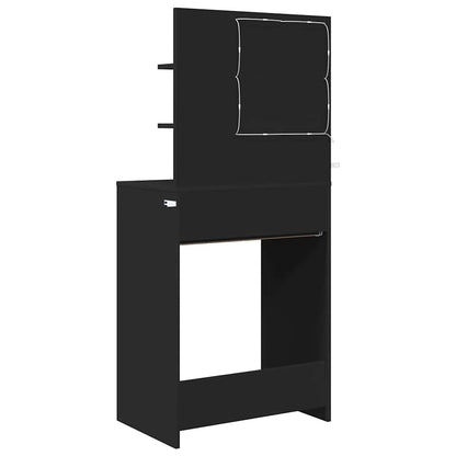 Sminkbord Svart 80 x 39,6 x 135 cm