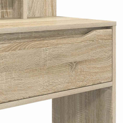 Sminkbord med låda Sonoma Ek 80 x 39,6 x 135 cm