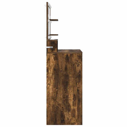 Sminkbord Rökfärgad Ek 80 x 39,6 x 135 cm