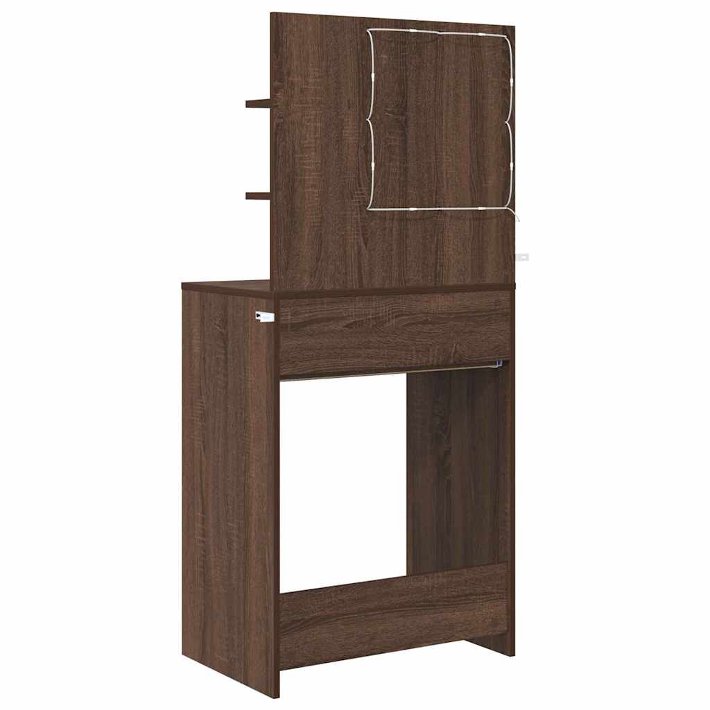 Sminkbord Brun Ek 80 x 39,6 x 135 cm