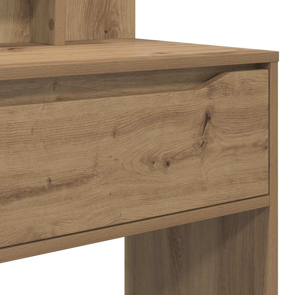 Sminkbord med låda Artisan Ek 80 x 39,6 x 135 cm