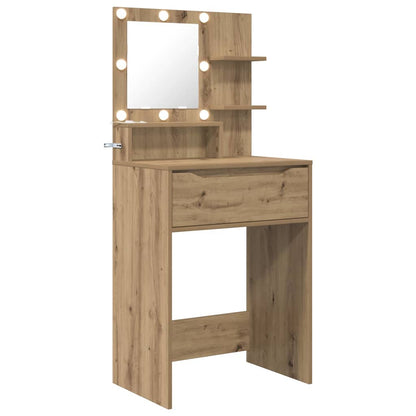 Sminkbord med låda Artisan Ek 80 x 39,6 x 135 cm