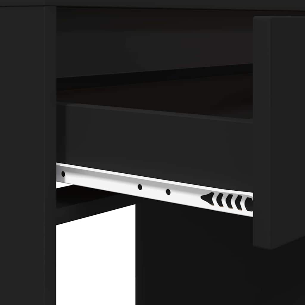 Sminkbord Svart 80 x 39,6 x 135 cm
