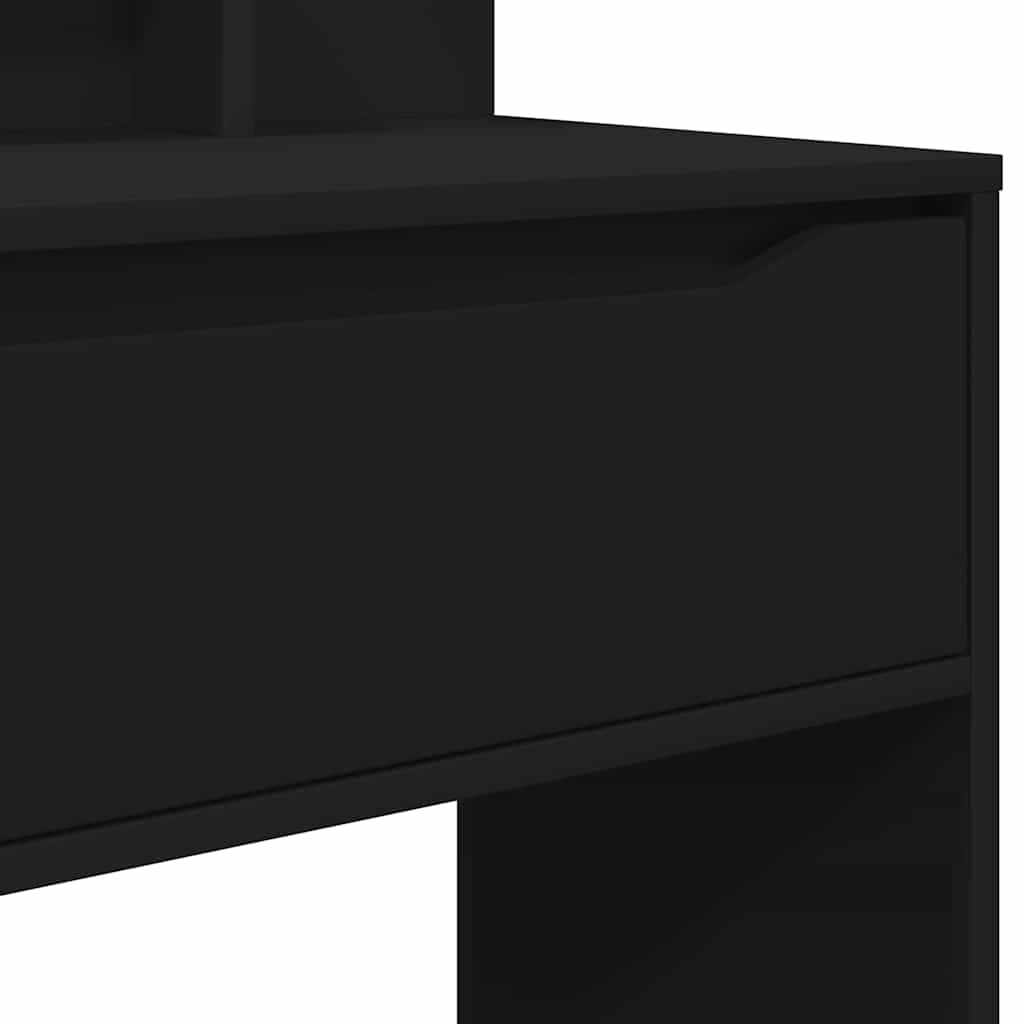 Sminkbord Svart 80 x 39,6 x 135 cm