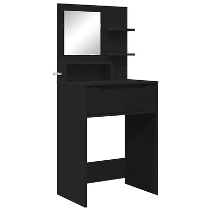 Sminkbord Svart 80 x 39,6 x 135 cm
