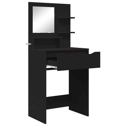 Sminkbord Svart 80 x 39,6 x 135 cm