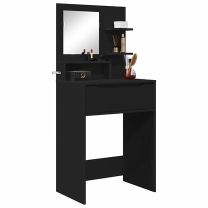 Sminkbord Svart 80 x 39,6 x 135 cm