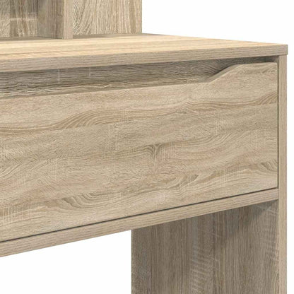 Sminkbord med låda Sonoma Ek 80 x 39,6 x 135 cm