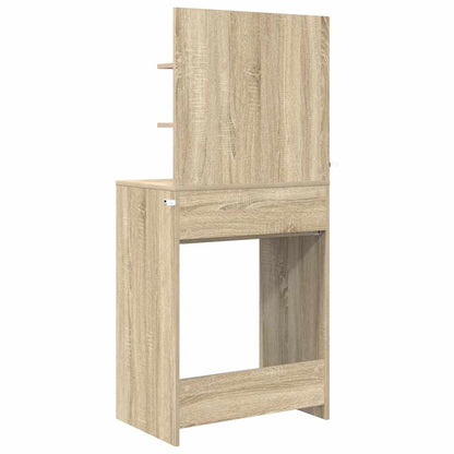 Sminkbord med låda Sonoma Ek 80 x 39,6 x 135 cm