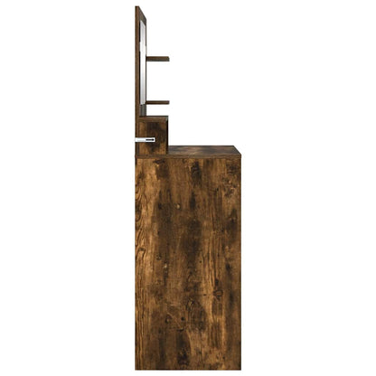 Sminkbord Rökfärgad Ek 80 x 39,6 x 135 cm