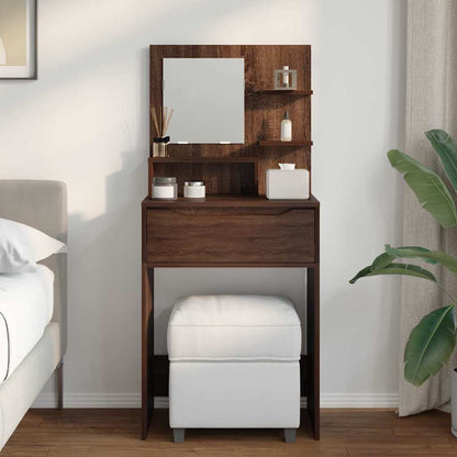 Sminkbord Brun Ek 80 x 39,6 x 135 cm