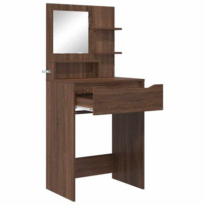 Sminkbord Brun Ek 80 x 39,6 x 135 cm