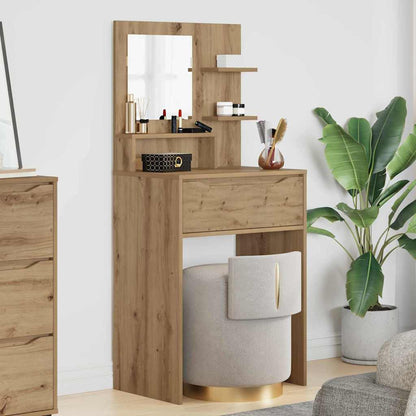 Sminkbord med låda Artisan Ek 80 x 39,6 x 135 cm