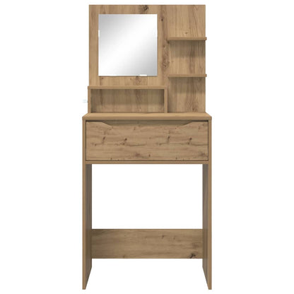 Sminkbord med låda Artisan Ek 80 x 39,6 x 135 cm