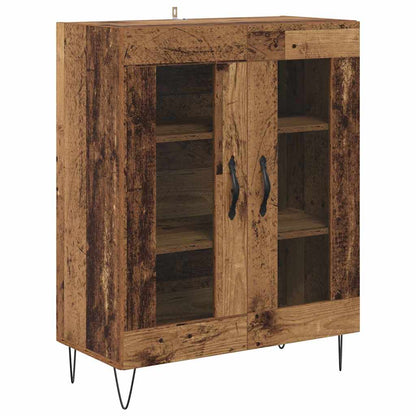 Skåp Gammalt trä 69,5 x 34 x 180 cm Konstruerat trä