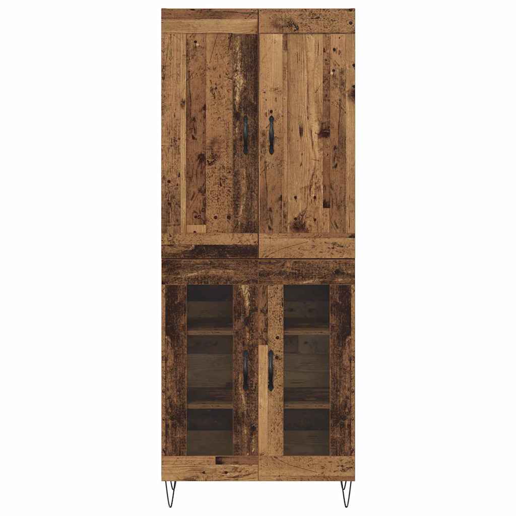 Skåp Gammalt trä 69,5 x 34 x 180 cm Konstruerat trä