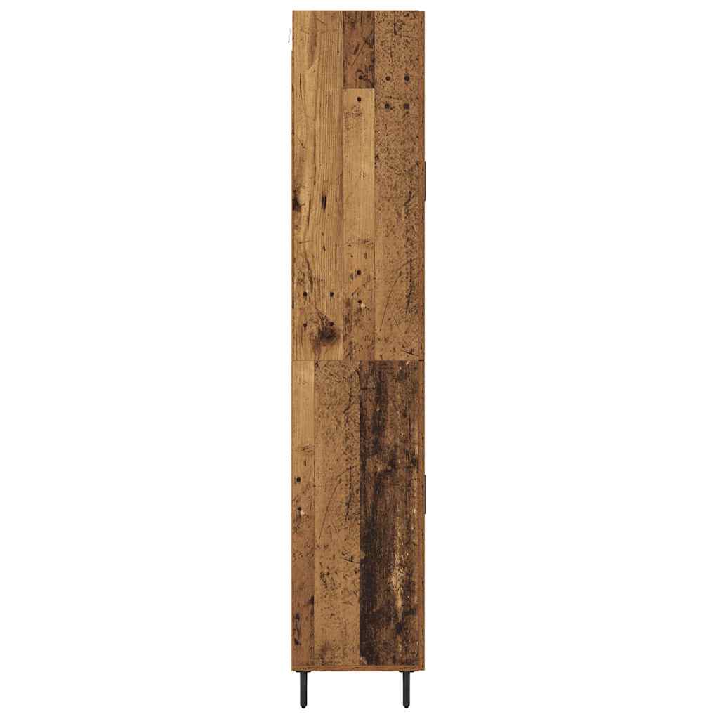 Skåp Åldrat Trä 69,5 x 34 x 180 cm
