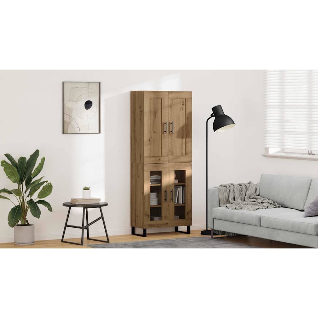 Skåp Artisan Ek 69,5 x 34 x 180 cm Konstruerat trä