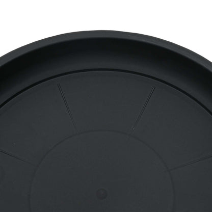 Växtkrukor 24 pcs Svart Ø 39 x 32 cm Plast