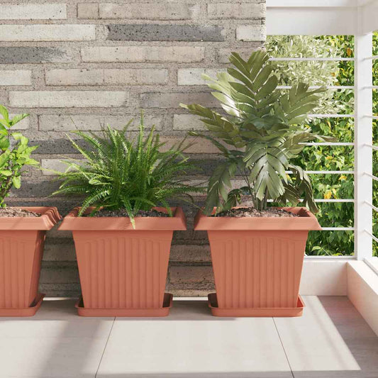 Växtkrukor 24 pcs Murgrön 33 x 33 x 26 cm Plast