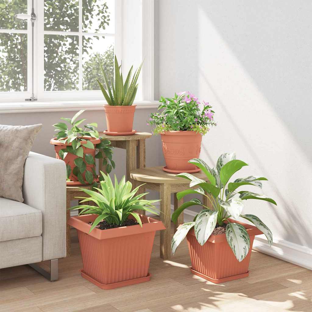 Växtkrukor 24 pcs Murgrön 33 x 33 x 26 cm Plast