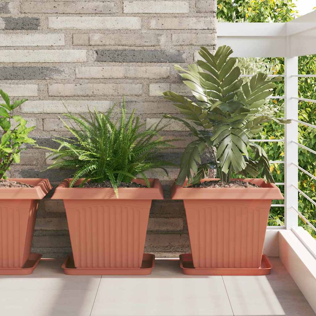 Växtkrukor 24 pcs Murgrön 38 x 38 x 30 cm Plast