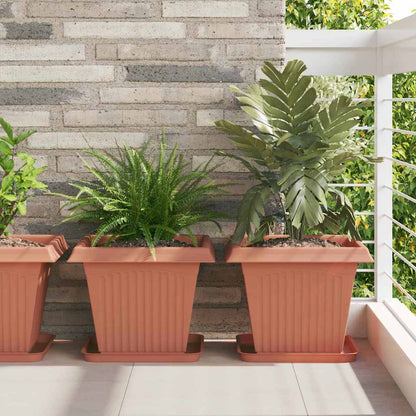 Växtkrukor 24 pcs Murgrön 38 x 38 x 30 cm Plast
