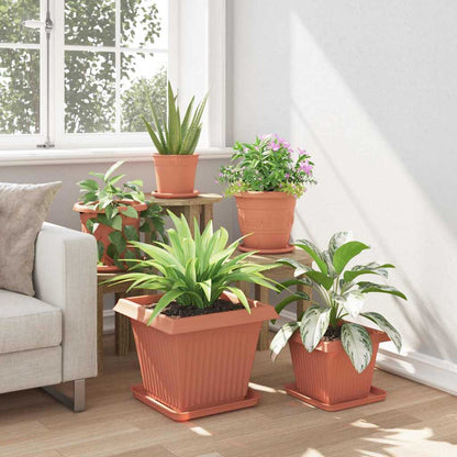 Växtkrukor 24 pcs Murgrön 38 x 38 x 30 cm Plast