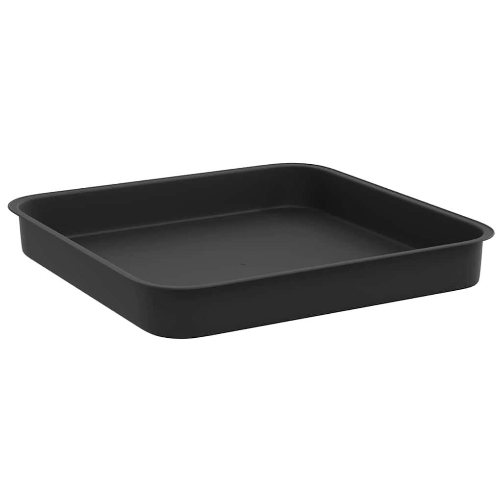 Växtkrukor 24 pcs Svart 20 x 20 x 16 cm Plast