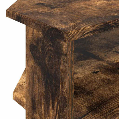 TV-Möbel Rökfärgad Ek HörnTVSkåp 102x40,5x45cm