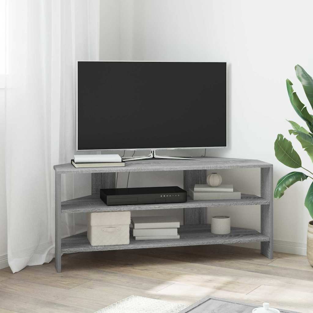 TV-Möbel Sonoma Grå HörnTVSkåp 102x40,5x45cm