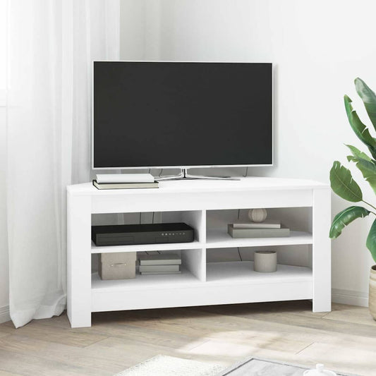 TV-Möbel Vit HörnTVSkåp 102 x 40,5 x 45 cm