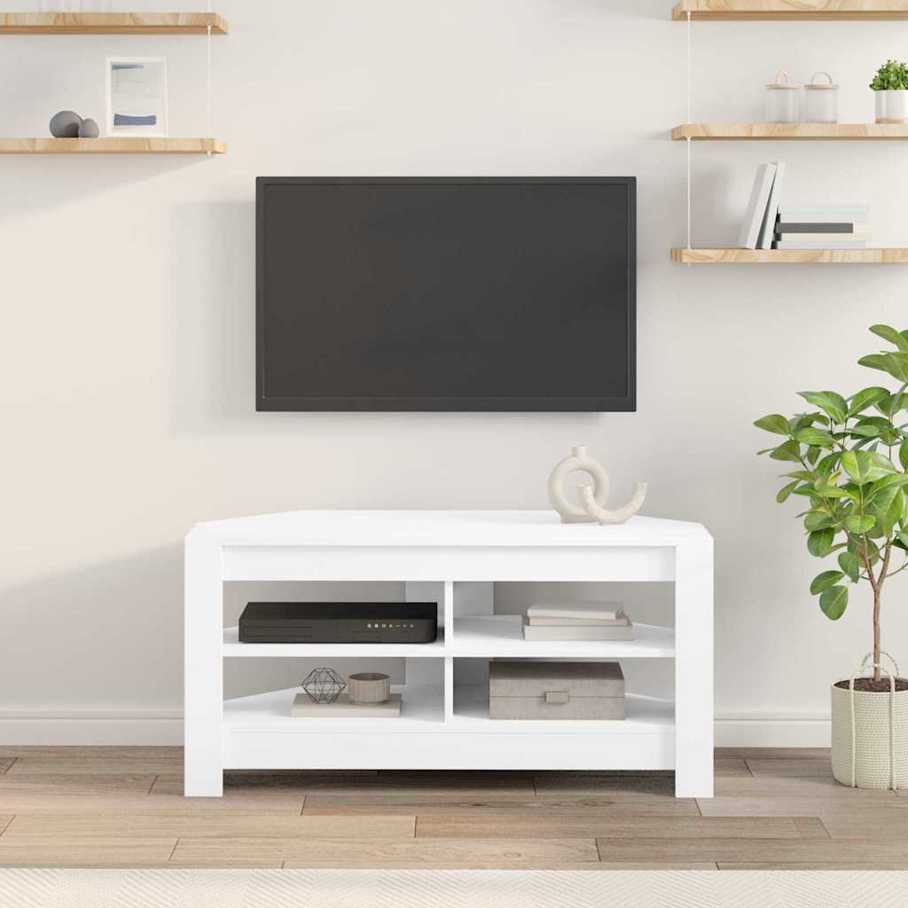TV-Möbel Vit HörnTVSkåp 102 x 40,5 x 45 cm