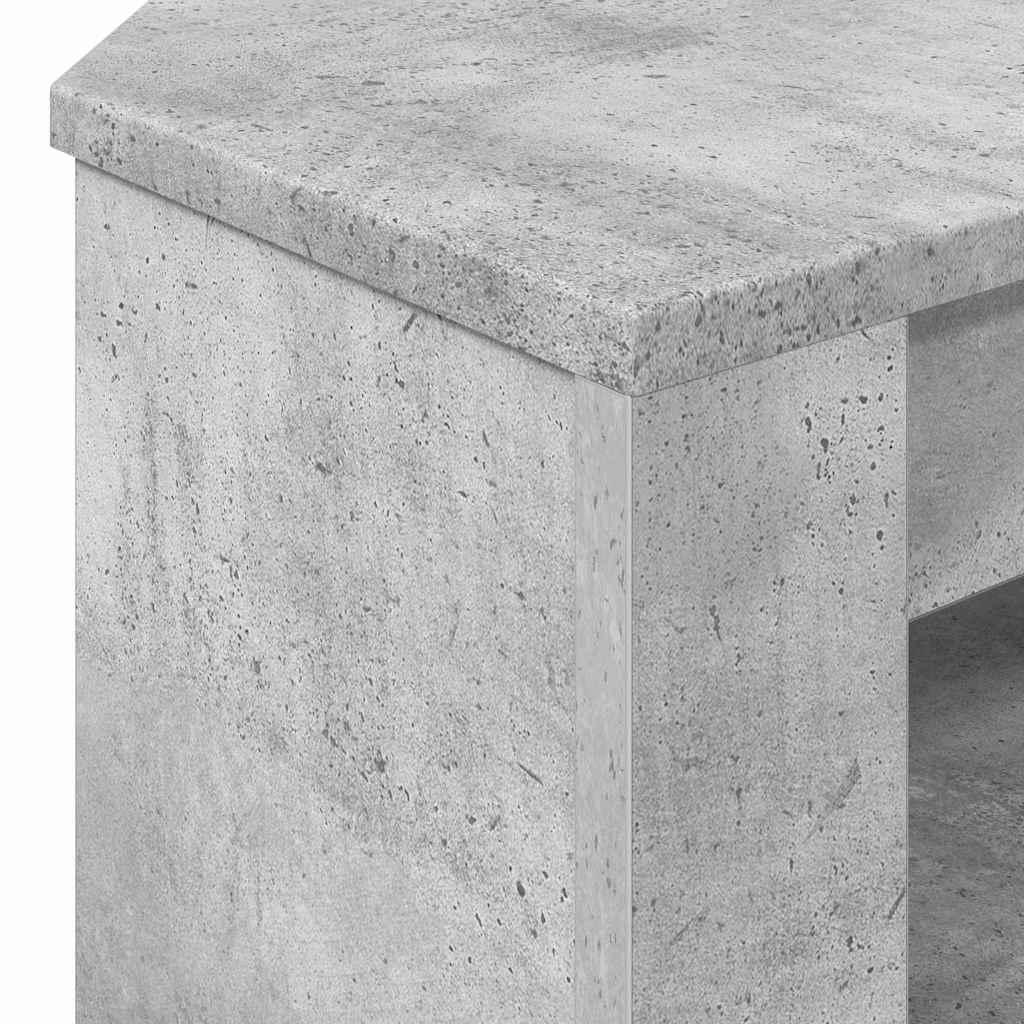TV-Möbel Betonggrå HörnTVSkåp 102 x 40,5 x 45 cm