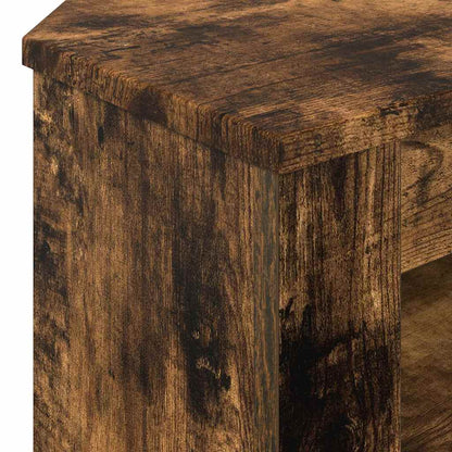 TV-Möbel Rökfärgad Ek HörnTVSkåp 102 x 40,5 x 45 cm