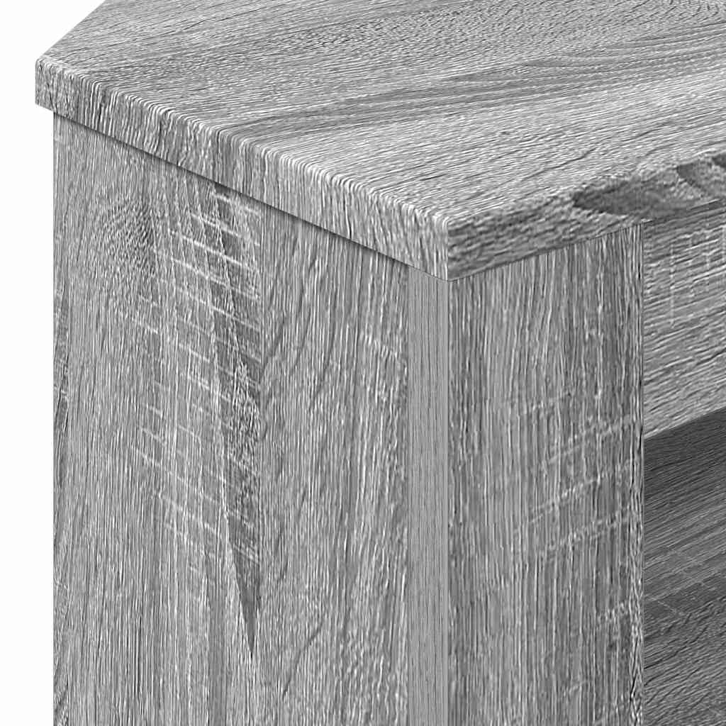 TV-Möbel Sonoma Grå HörnTVSkåp 102 x 40,5 x 45 cm