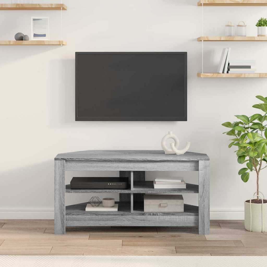 TV-Möbel Sonoma Grå HörnTVSkåp 102 x 40,5 x 45 cm