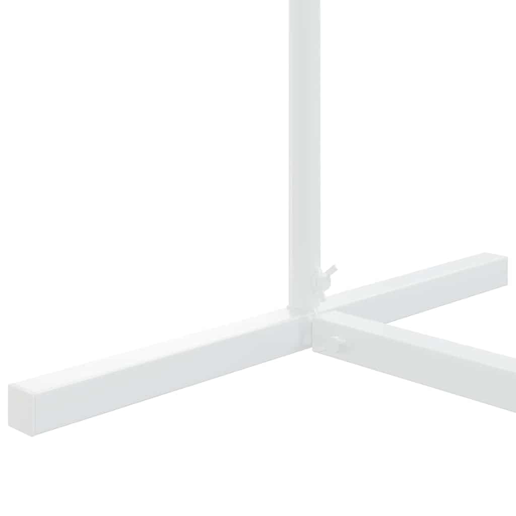 Utomhus Blomställning Växtstöd Bröllopsbåge 3 pcs Vit Stål