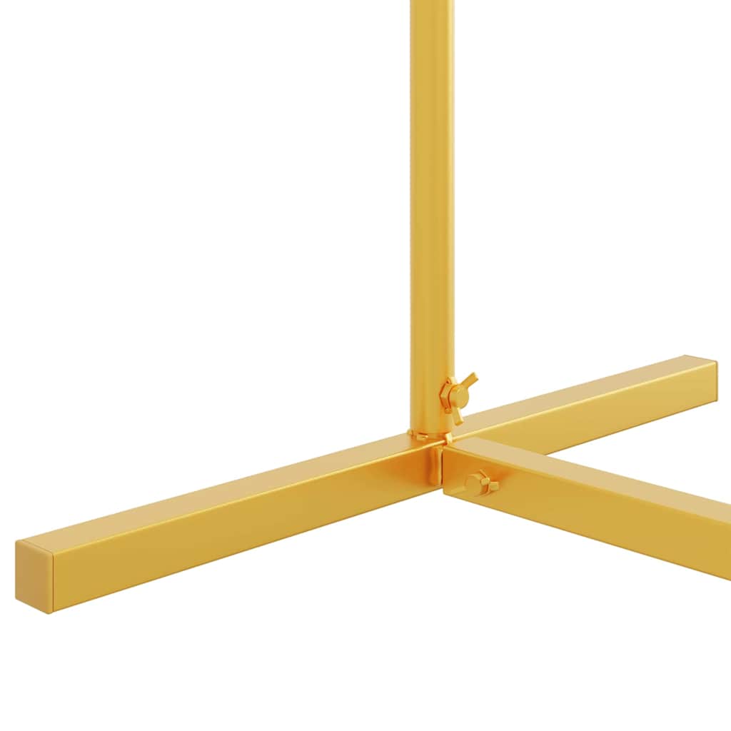 Utomhus Blomställning Växtstöd Bröllopsbåge 3 pcs Guld Stål