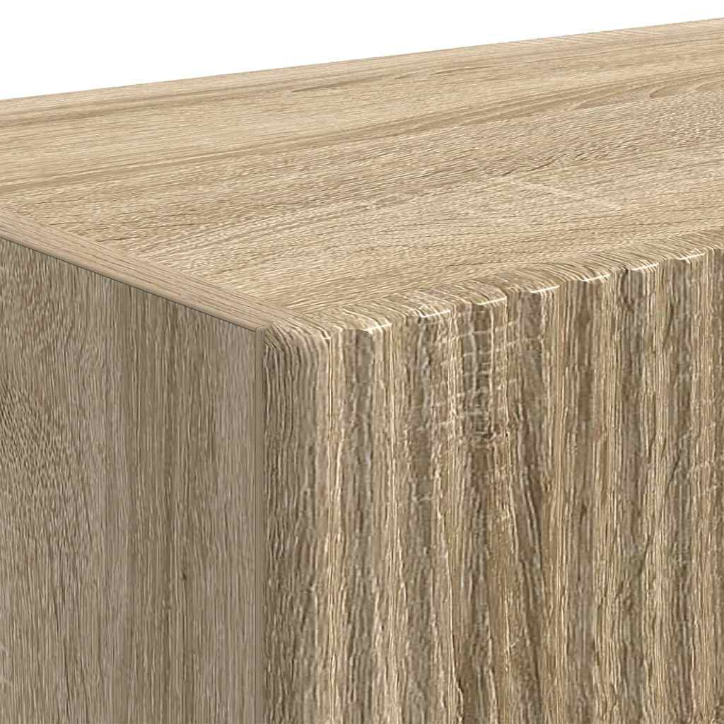 TV Vägghylla 2 pcs Sonoma 78,5 x 31 x 29,5 cm Konstruerat trä