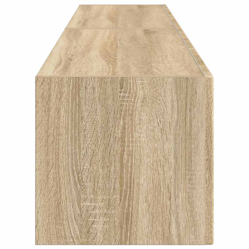 TV Vägghylla 2 pcs Sonoma 78,5 x 31 x 29,5 cm Konstruerat trä